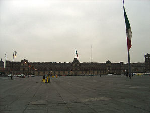 National Palace. The Constitution Square Plaza de la Constitucin El Zcalo Of  Mexico City D.F. Mexico Travel & Tour Pictures, Photos, Images, & Reviews.